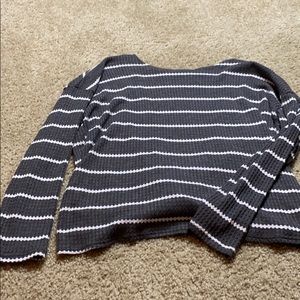 Super cute open back shirt